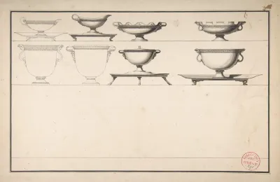Studies Of Eight Silver Pieces