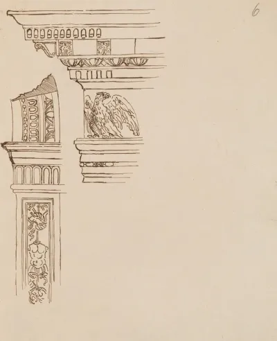Studies Of Elements Of Italian Architecture