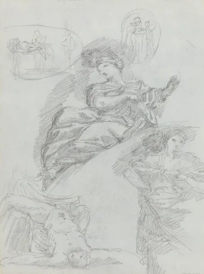 Studies Of Figures Verso 2