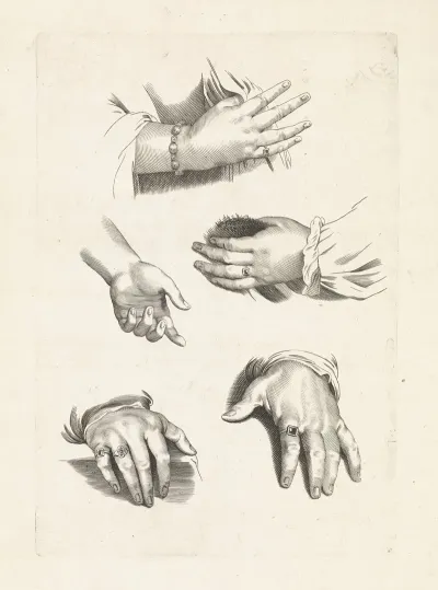 Studies Of Hands 13