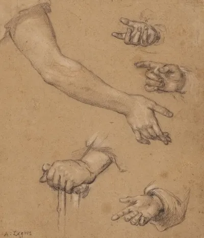 Studies Of Hands 8