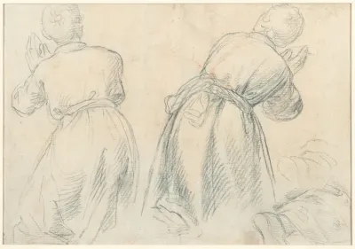 Studies Of Kneeling Youths