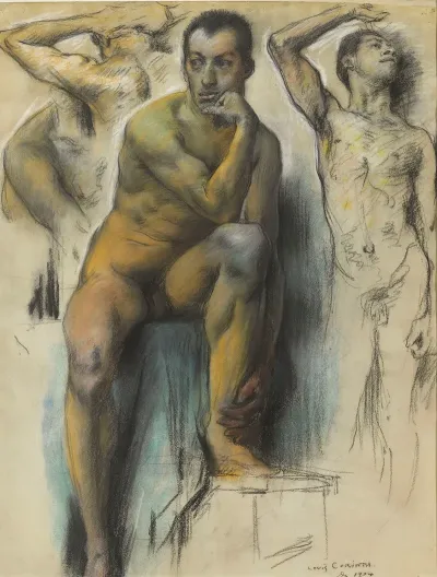 Studies Of Male Nudes