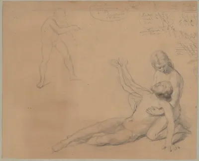 Studies Of Nude Males To The Painting Martyrdom Of St Josaphat Kuntsevych 2