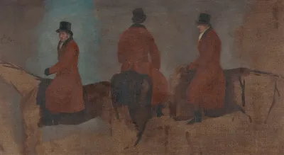 Studies Of Riders In The Hunting Field