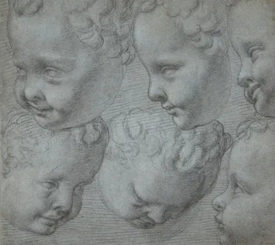Studies Of The Head Of An Infant After A Three Dimensional Model