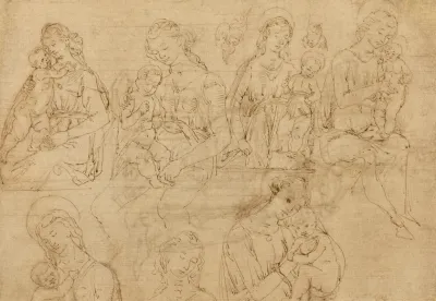 Studies Of The Virgin And Child