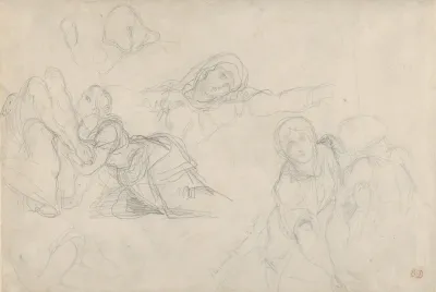 Studies Of The Virgin And Holy Women For The Lamentation