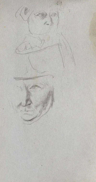 Studies Of Three Faces