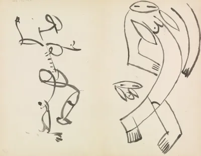 Studies Of Two Dancing Figures