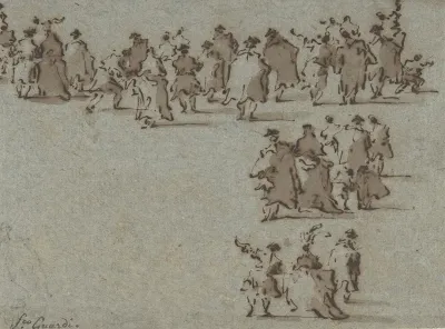 Studies Of Walking Figures