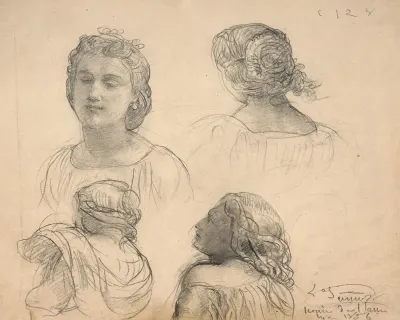 Studies Of Women For Le Poeme De Lame 2