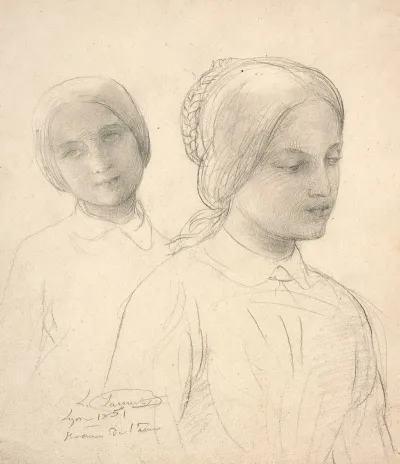 Studies Of Women For Le Poeme De Lame
