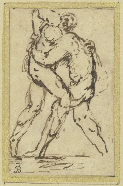 Studies Of Wrestlers