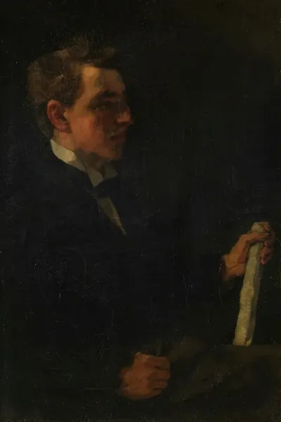 Studiosus Michaelis Mit Papierrolle