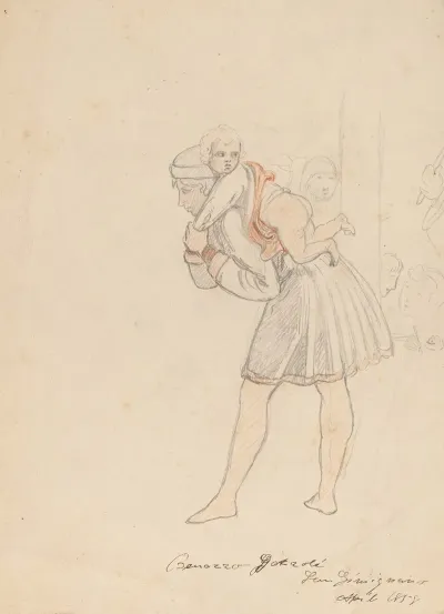 Study After Gozzoli