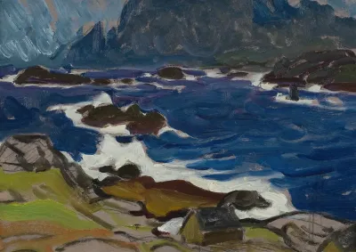 Study During A Storm From Lofoten
