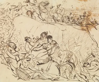 Study For A Battle Scene 2