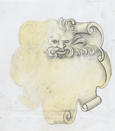 Study For A Bronze Name Plate For Edward D Adams 2