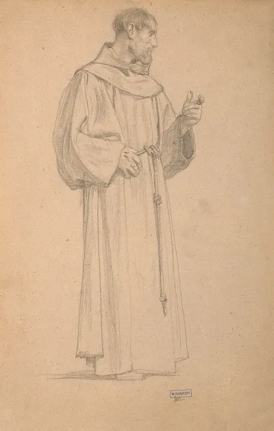 Study For A Franciscan Saint