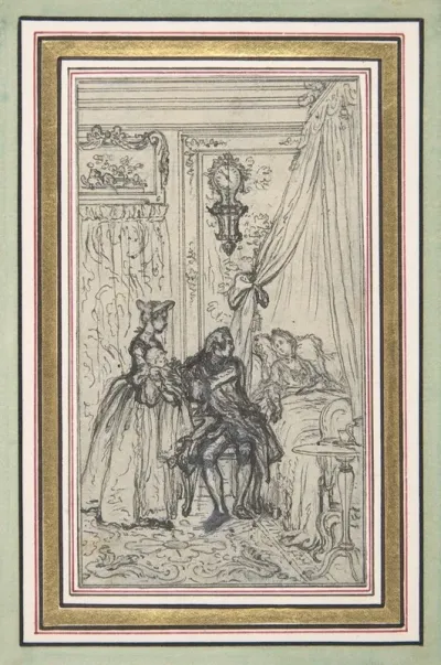 Study For A Frontispiece For Histoire De Miss Jenny 2