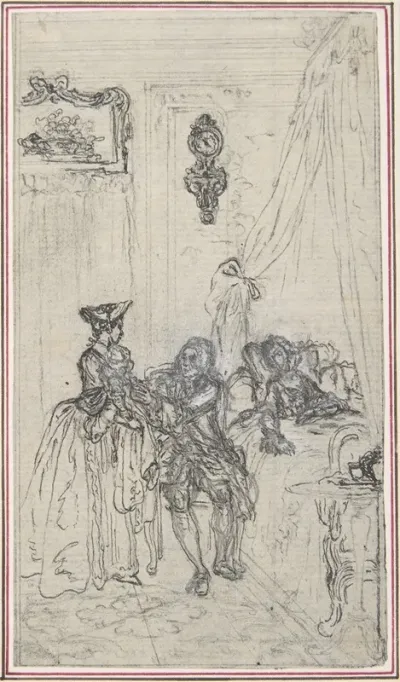 Study For A Frontispiece For Histoire De Miss Jenny