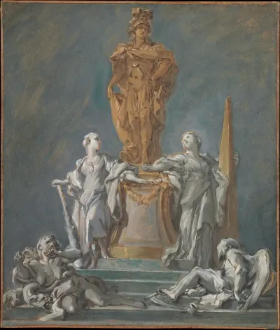 Study For A Monument To A Princely Figure