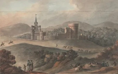 Study For A Stable Court Of Kirkdale Wigtownshire Scotland