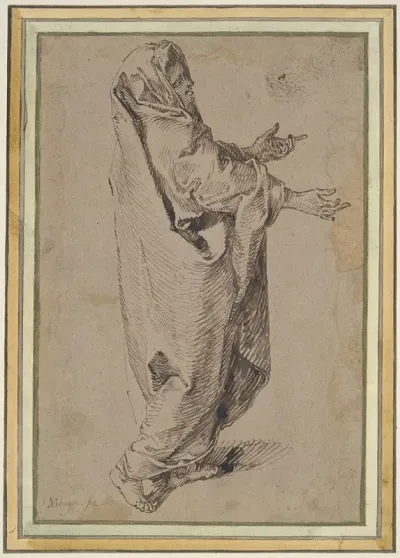 Study For A Standing Virgin Mary