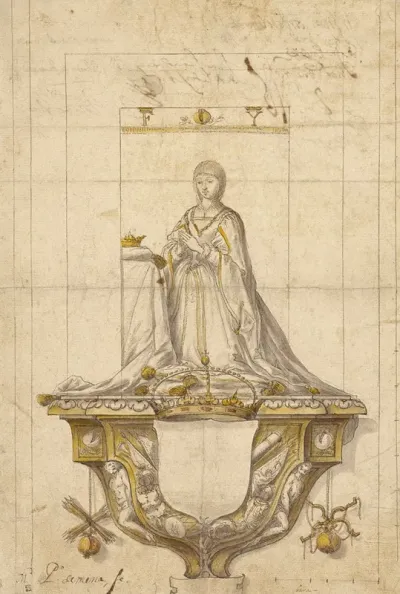 Study For A Statue Of Queen Isabella