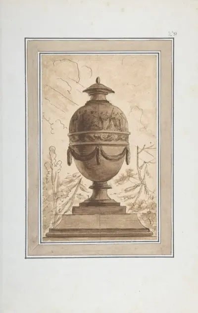 Study For A Vase In A Suite Of Vase Designs
