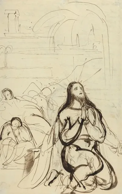 Study For Agony In The Garden