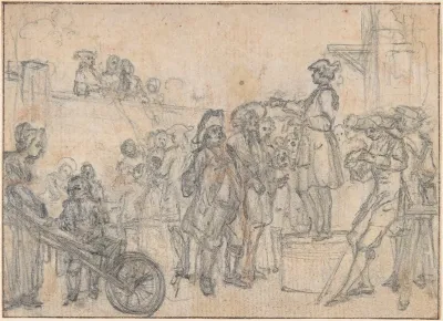Study For An Engraving Of Songs In The Opera Of Flora 4