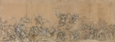 Study For Angels Sealing The Foreheads Of The Children Of Israel In Saint Peters Basilica