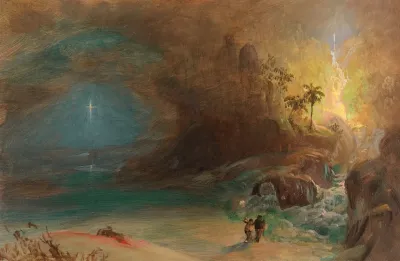 Study For Apotheosis To Thomas Cole