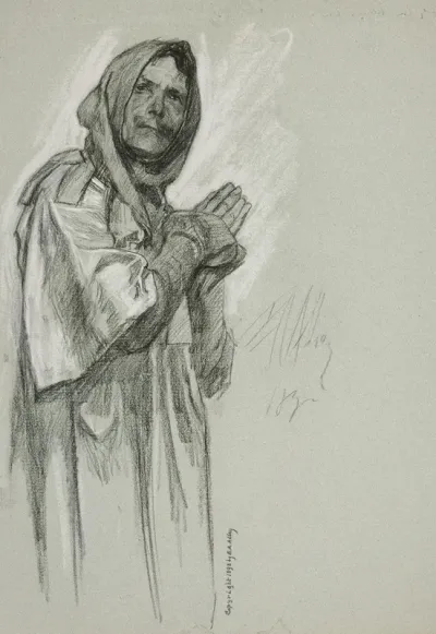 Study For Arthurs Round Table From The Quest Of The Holy Grail
