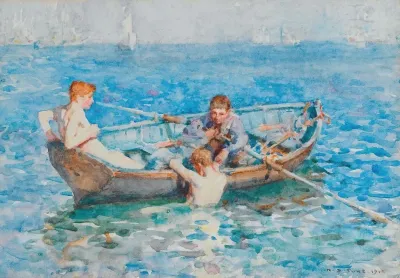 Study For August Blue
