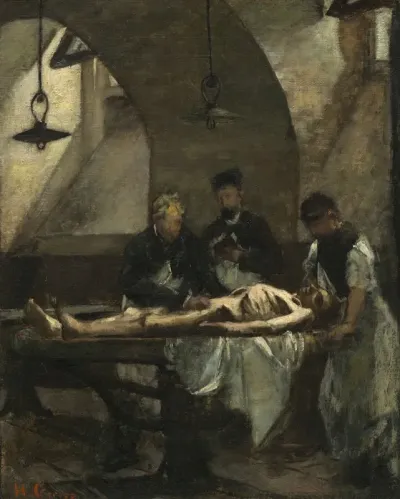 Study For Autopsy At The Hotel Dieu