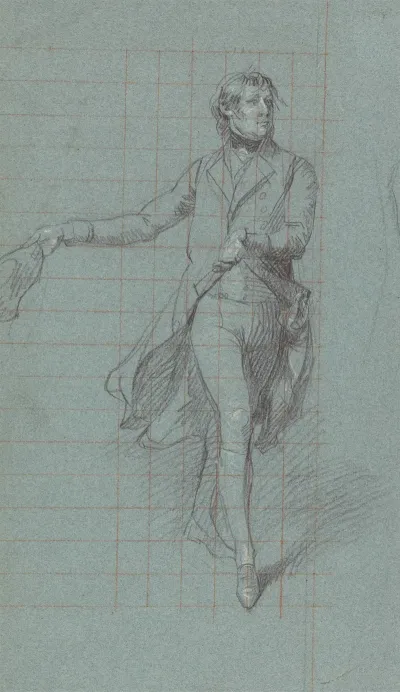 Study For Captain William George Fairfax For The Painting The Victory Of Lord Duncan