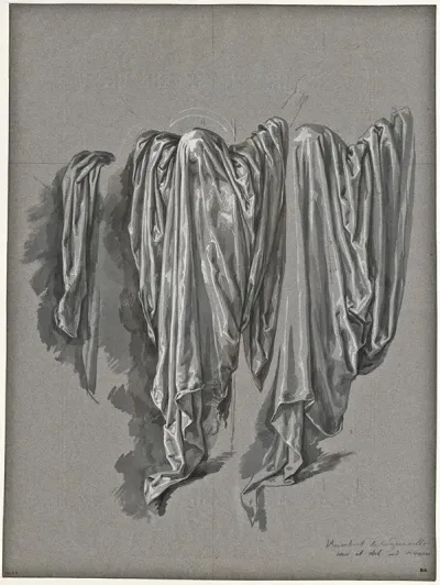 Study For Christ On The Cross Covered With Draperies