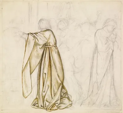 Study For Composition Possibly For Tristram And Iseult