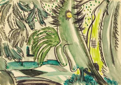 Study For Dancing Tree