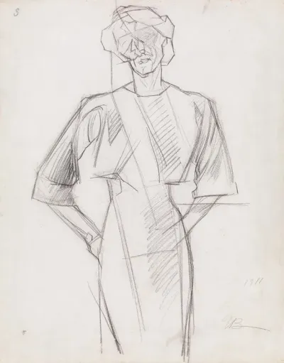 Study For Female Figure Ines