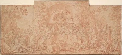 Study For Festival Of The God Pan La Fete Du Dieu Pan