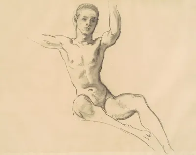 Study For Figure Above Music Ii