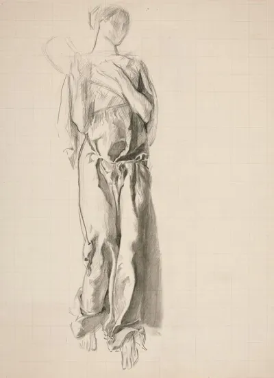 Study For Figure Of Abundance In The Mural Science Revealing The Treasures Of The Earth At The State Capitol Building In Harrisburg Pennsylvania