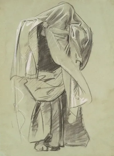 Study For Frieze Of Prophets