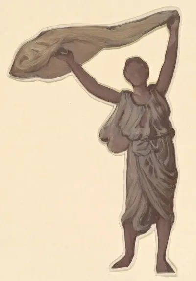 Study For Greek Girls Bathing Iii