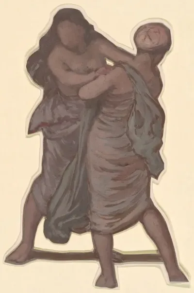 Study For Greek Girls Bathing Iv