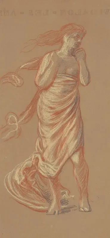 Study For Greek Girls Bathing Recto